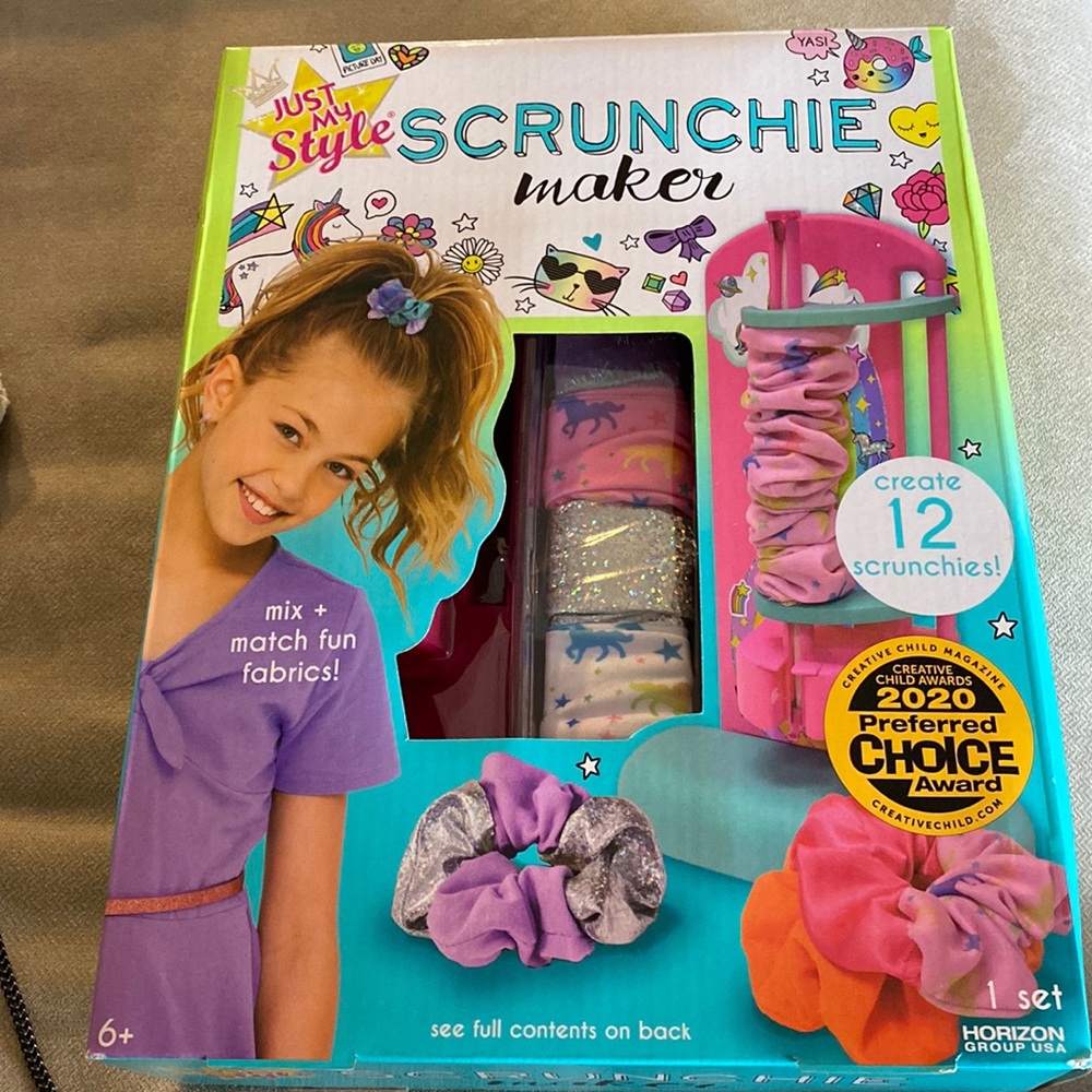 Make your own scrunchie kit for kids.